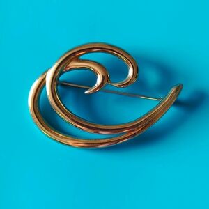 Trifari Gold-Tone Brooch